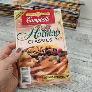 Campbells Holiday Classics 60 Fast Festive Recipes Cookbook Booklet‎ 1998